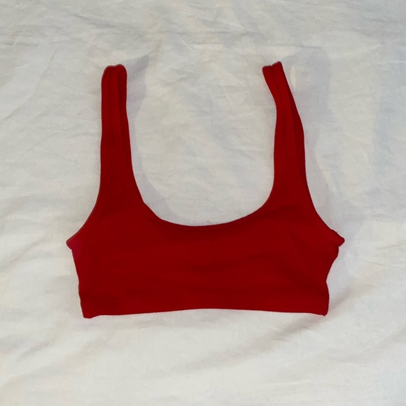 Aritzia TNA Ribbed Bra Top - Picture 1 of 2